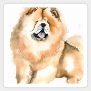 Chow Chow Watercolor - Dog Lover Gifts Sticker